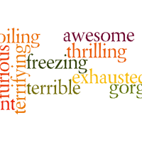 An easy conversation lesson: extreme adjectives